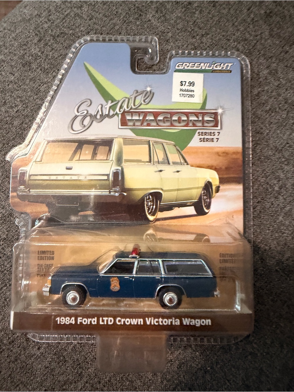 1984 Ford LTD Crown Victoria Wagon Die-Cast - Blue